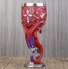 COPA FIGURA DRAGON RESINA ACERO INOX A-95